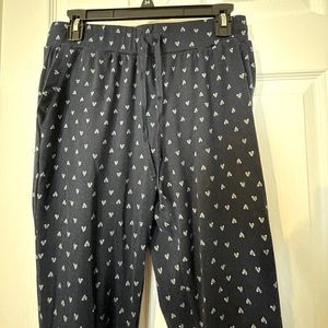 Navy blue pajama pants